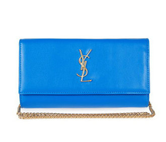 YSL monogramme cross-body shoulder bag 203855 blue